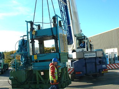 heavy machinery relocation Chichester West Sussex